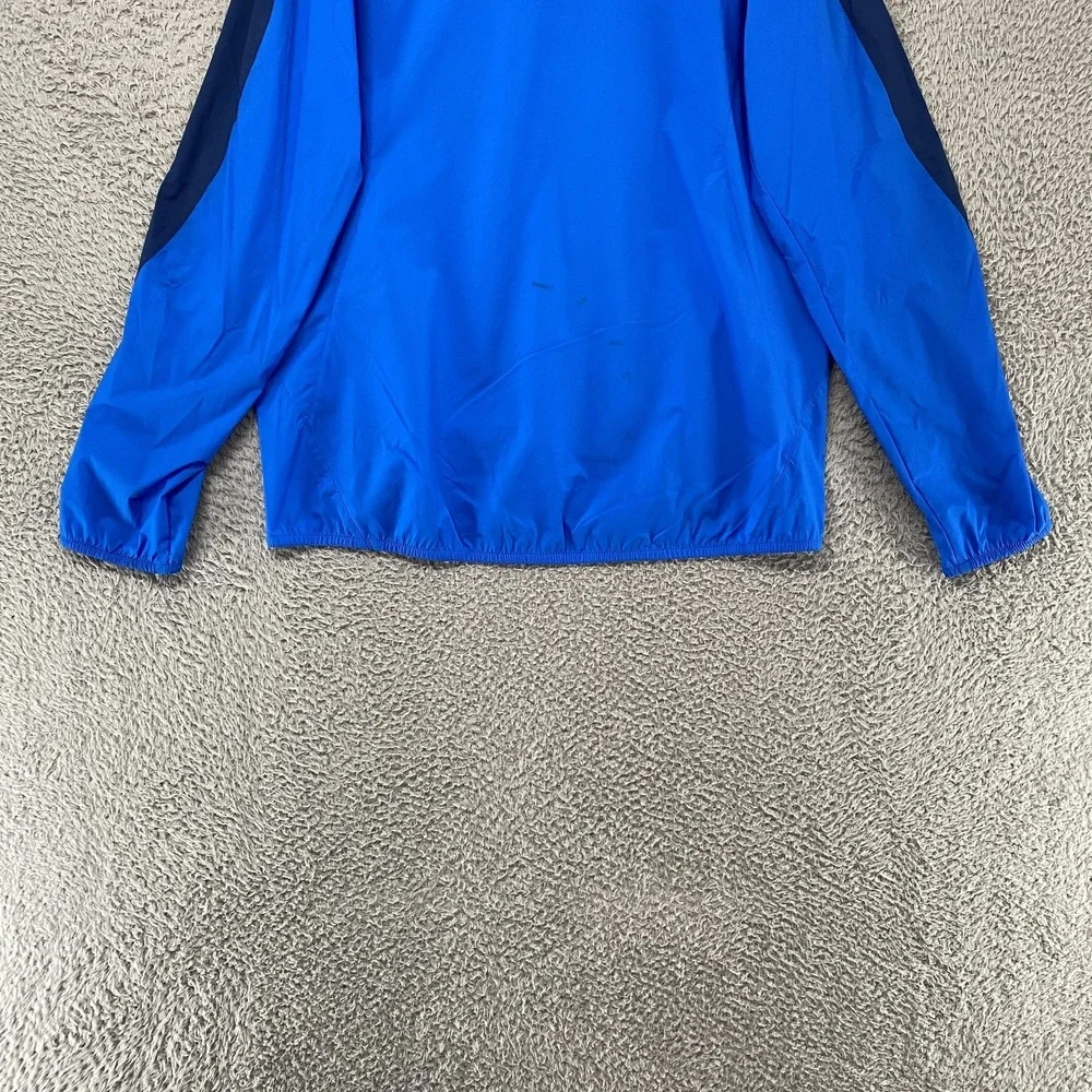 Salomon‎ Clima Wind Jacket Mens Large Blue Lightweight Running Full Zip